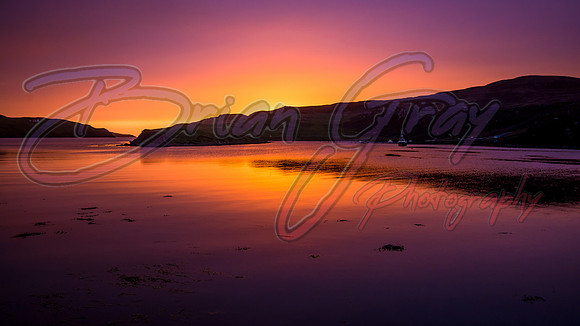 Roe Sound Sunset