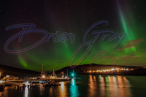 Northern Lights in Voe