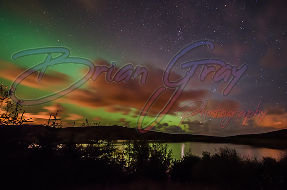 Northern Light over the loch