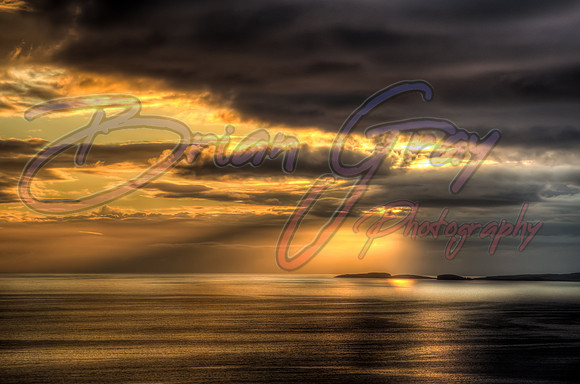 Sunset over Stenness