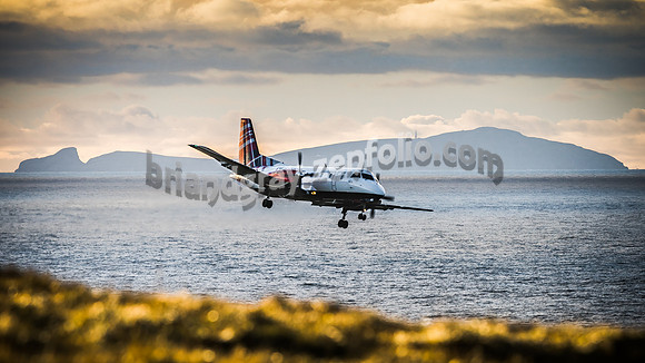 Saab 340 approach