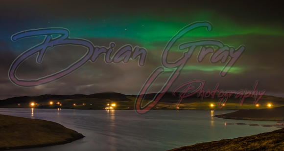 Aurora over Muckle Roe