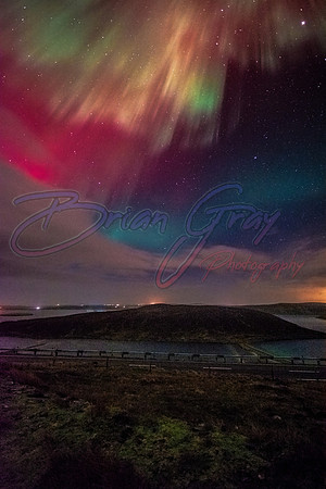 Aurora over Fora Ness